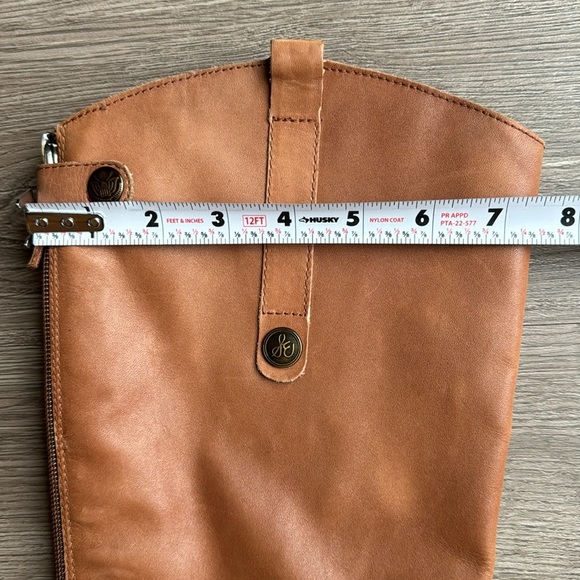 Sam Edelman Penny Whiskey Brown Long Riding Leeather Boots size 8.5 - Picture 11 of 14